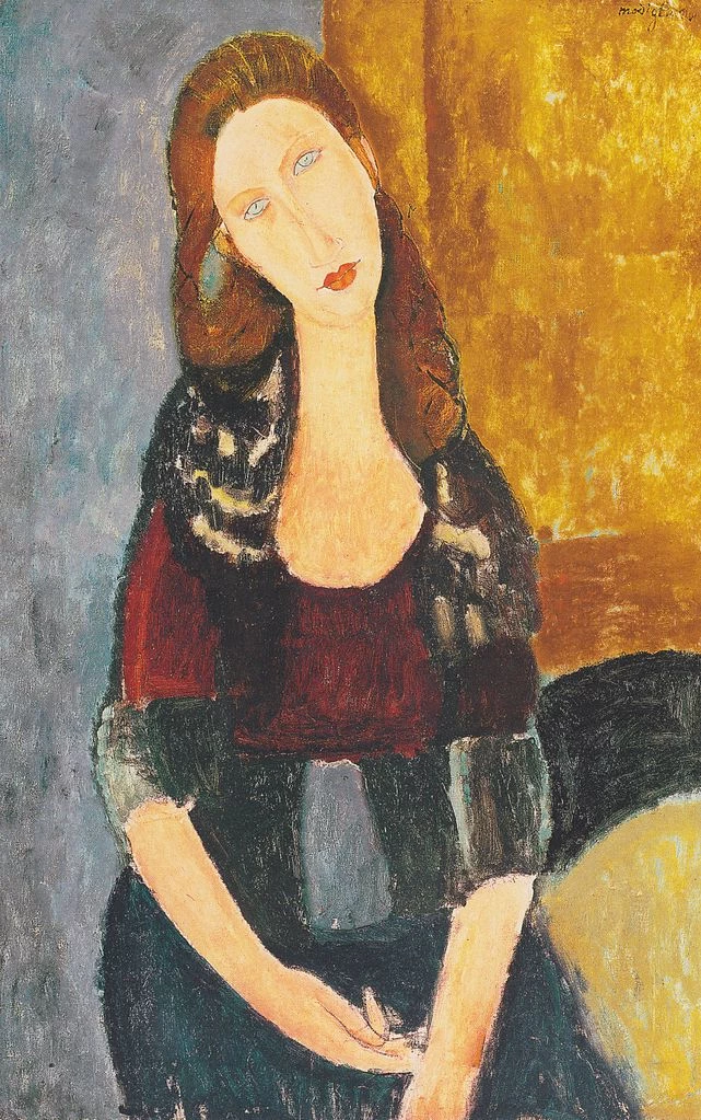 Amedeo Modigliani - Jeanne Hébuterne, seduta